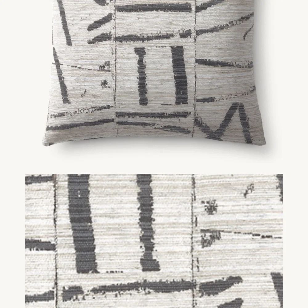 Restoration Hardware-Outdoor pillow covers Bella-Dura Sumi set of (4)